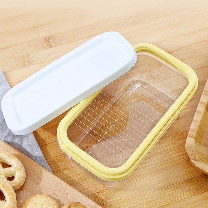 RICH Butter Case With Bamboo Lid - Dish Container for Food Storage, Rectangle Keeper With Sealing Lid - Image 4